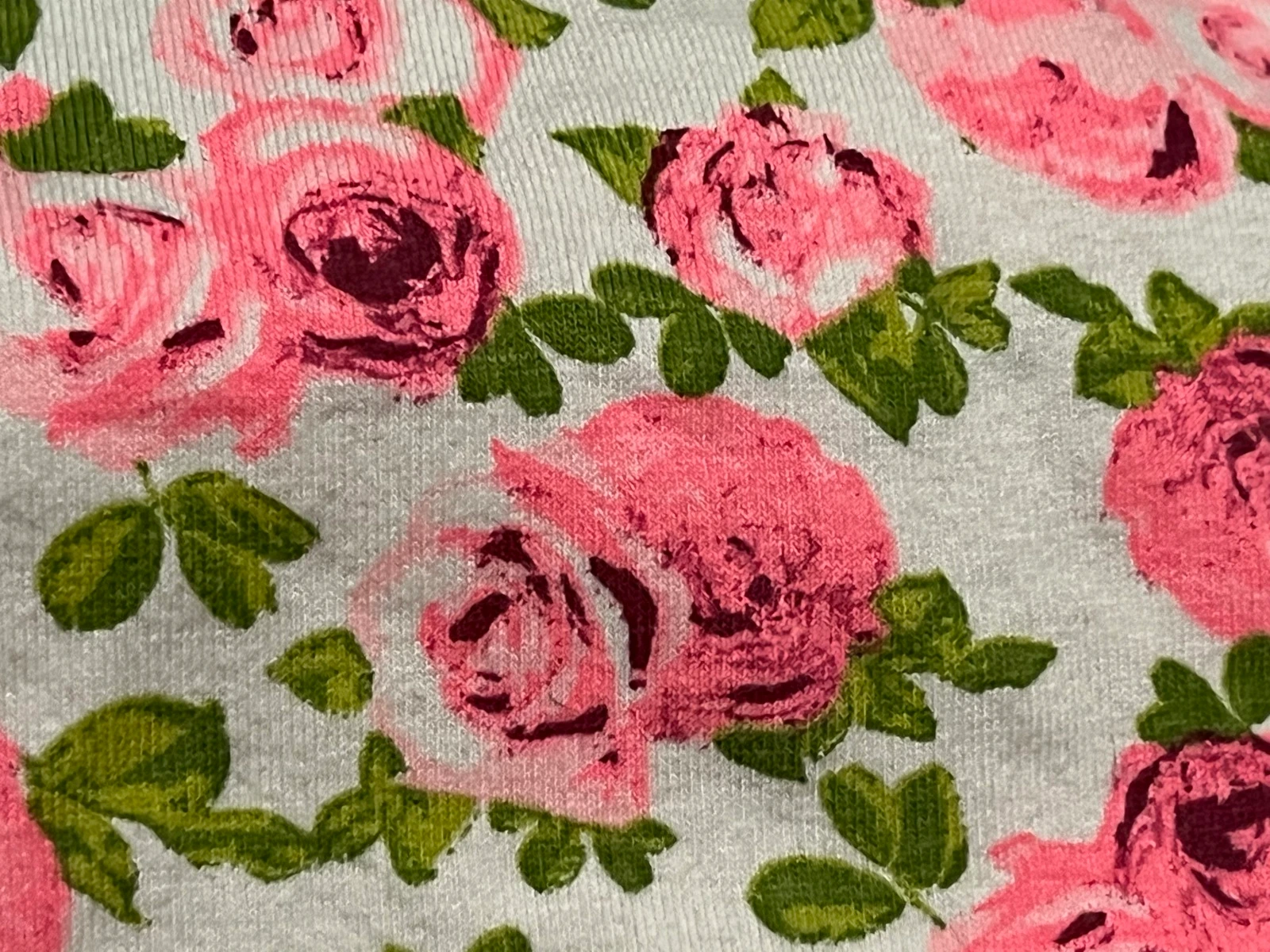 Camiseta curta com flores rosas – photo 8